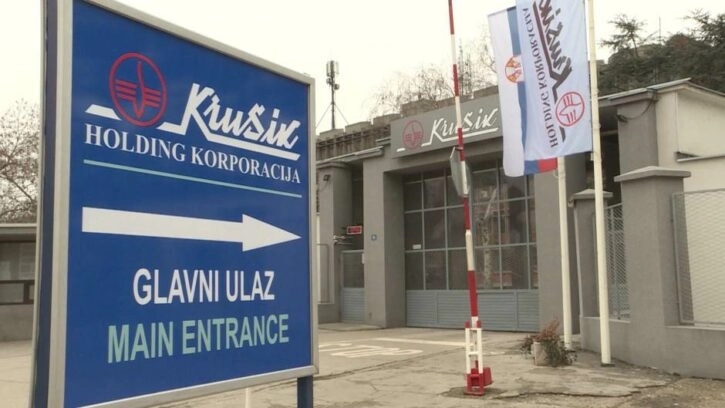 Evakuisana fabrika Krušik