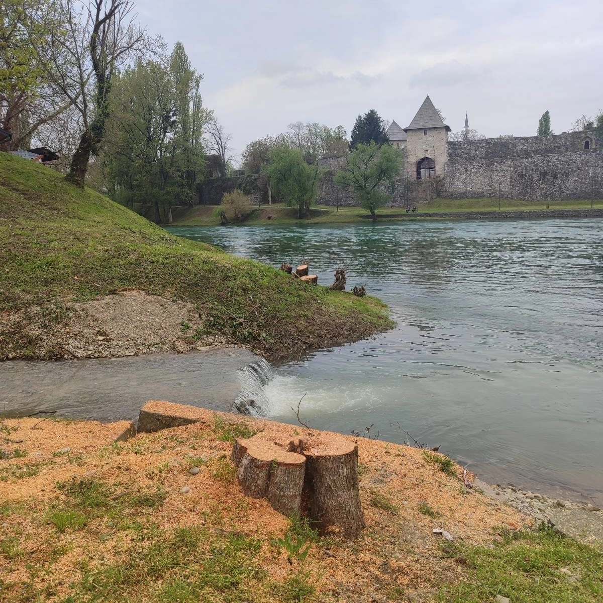 Građani Banjaluke ogorčeni zbog sječe stabala uz Vrbas