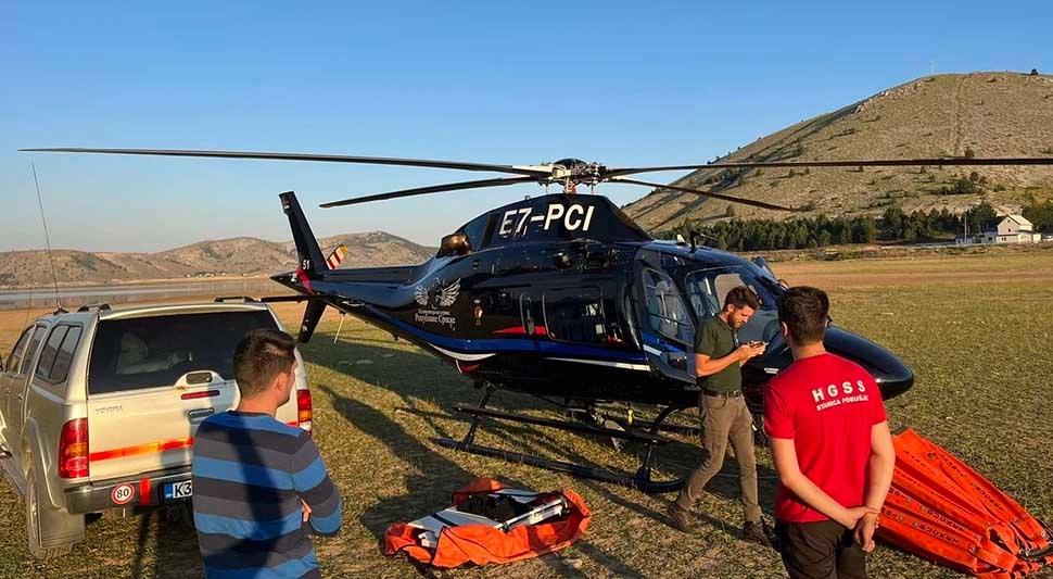 Helikopterski servis RS gasio požar na Vrbanjskim brdima