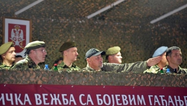 Izvedena najveća vježba Vojske Srbije u noćnim uslovima