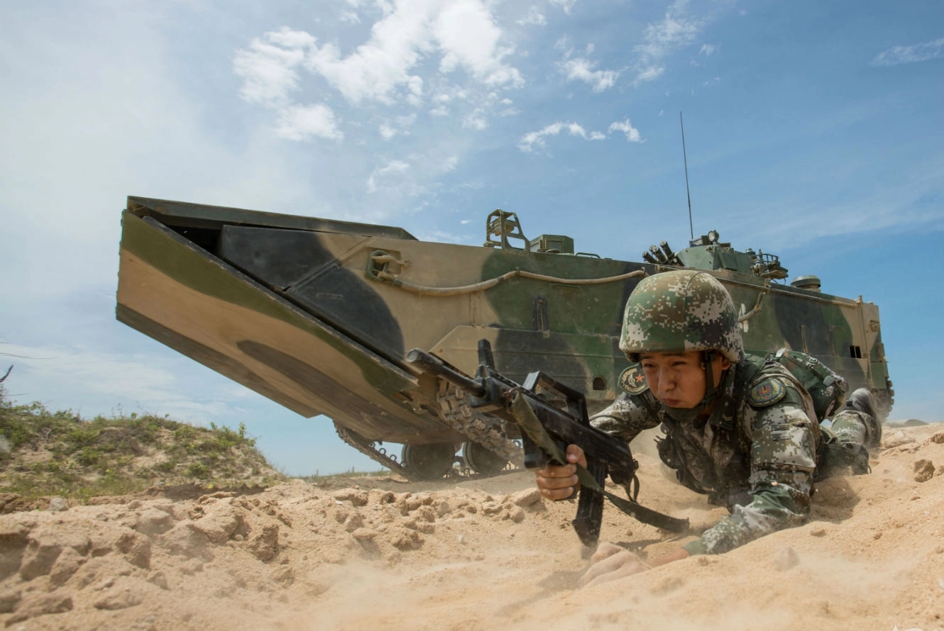 Kineske trupe u pripravnosti