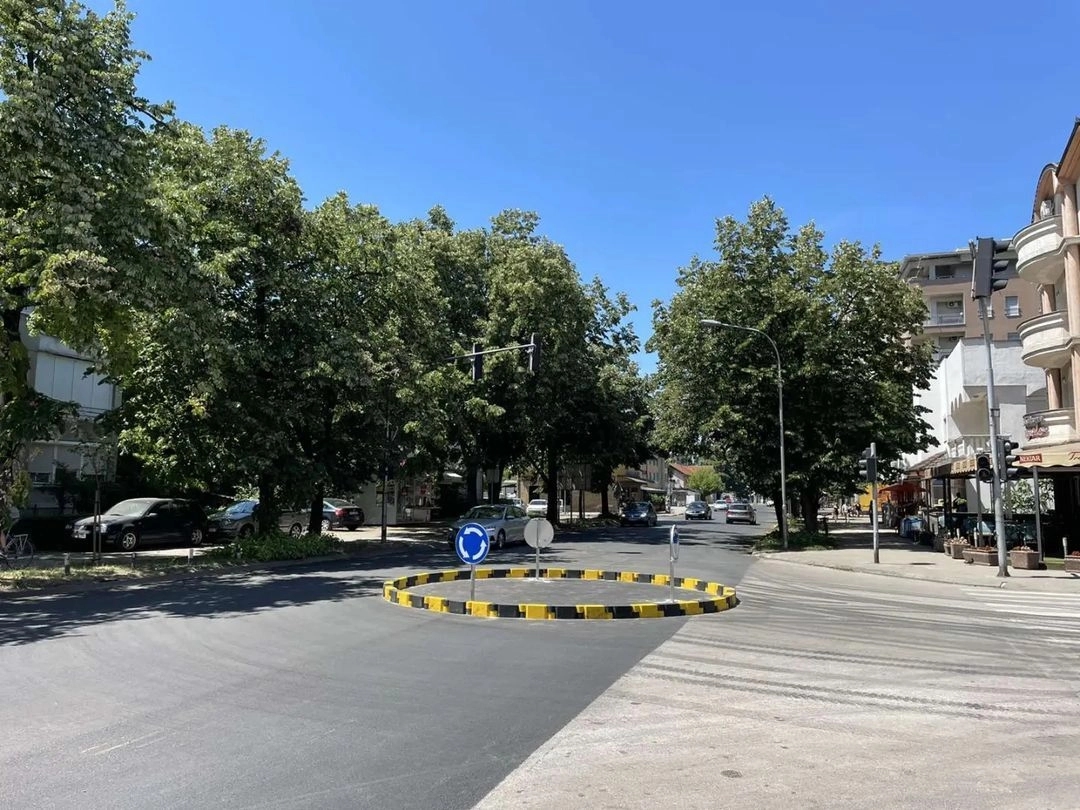 Kružni tok na Obilićevu postavljen eksperimentalno