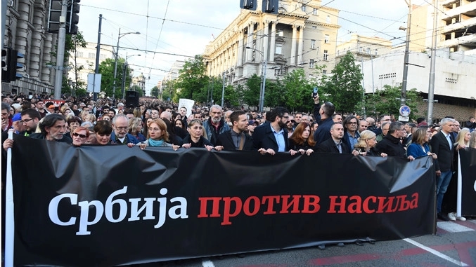 Protestni skup “Srbija protiv nasilja”