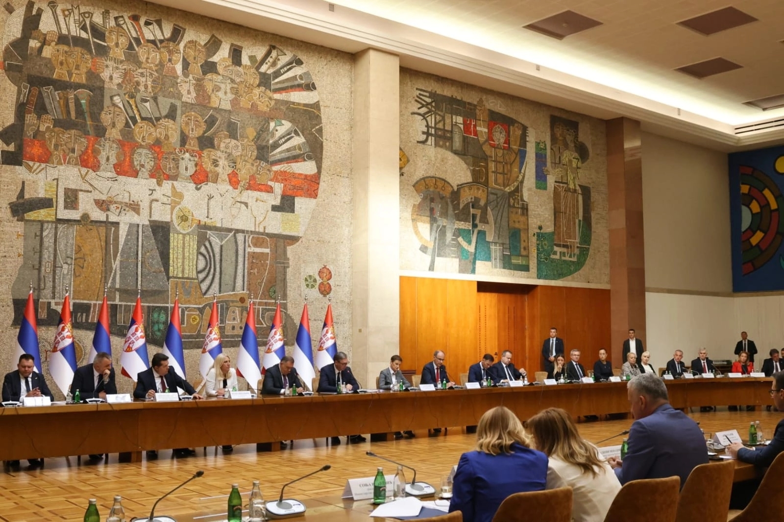 Sjednica Savjeta za saradnju Srbije i Srpske, obratili se Vučić i Dodik