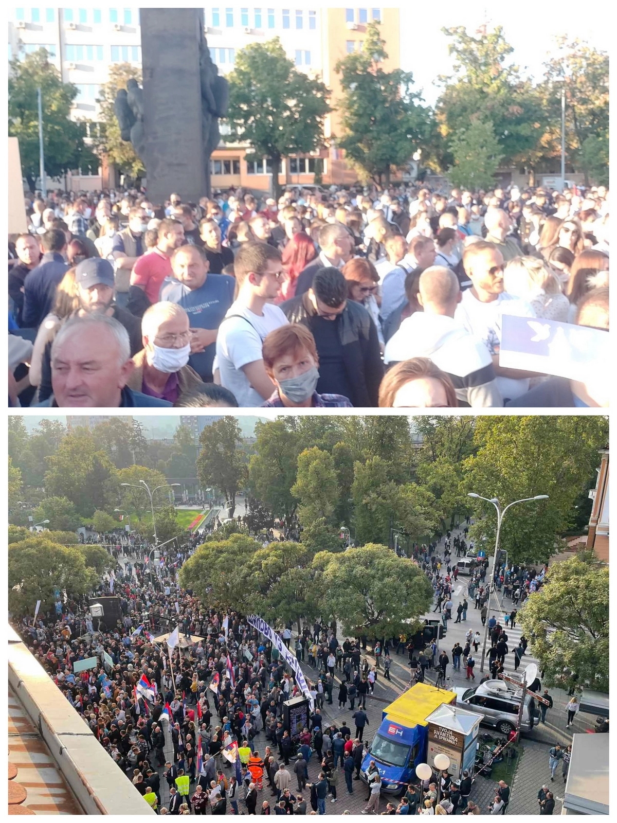 U Banjaluci i Bijeljini mitinzi različitih povoda i koalicija