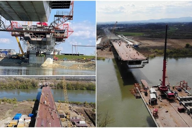 U petak spajanje mosta na Savi kod Gradiške