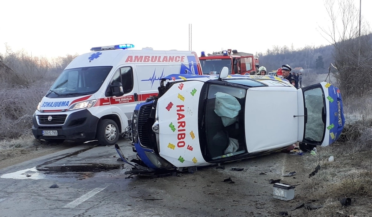 U teškoj nesreći kod Prijedora povrijeđena jedna osoba