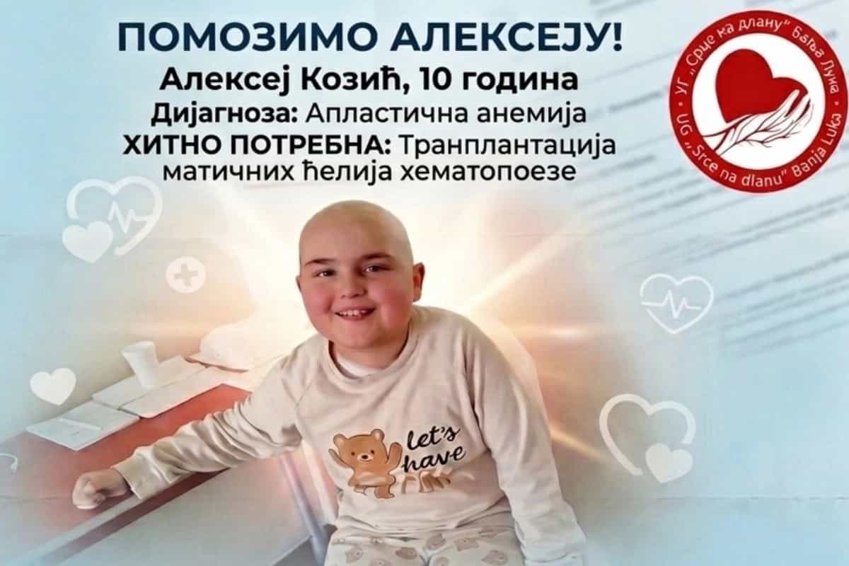 Alekseju (10) potrebna pomoć: Pozovite 1414