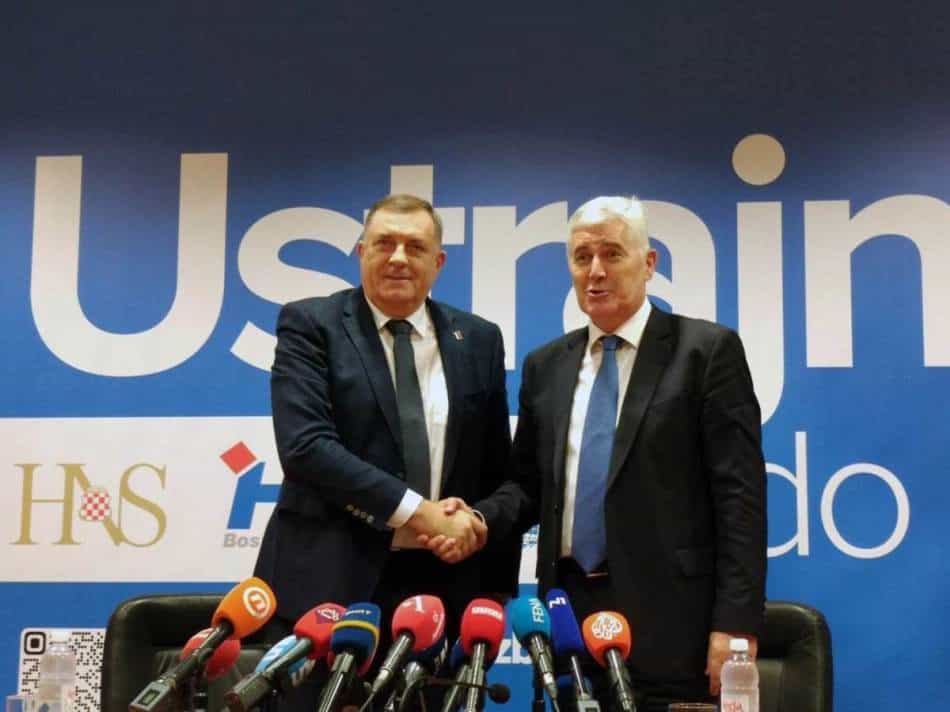 Čović o Dodikovoj izjavi o skupu u Derventi: Dalje ruke od hrvatskog naroda