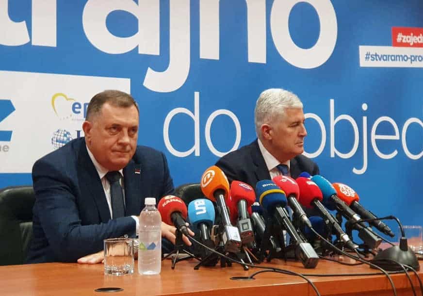 Dodik i Čović traže promjene sporazuma, opozicija upozorava na rizike