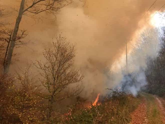 Gori na Pelješcu: Požar na 200 metara do kuća, izgorjela crkva