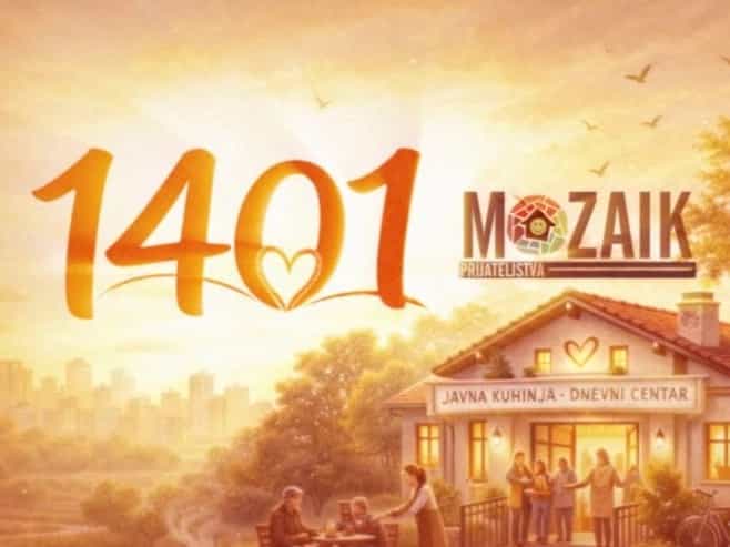 Humanitarni broj 1401 za Udruženje građana “Mozaik prijateljstva”