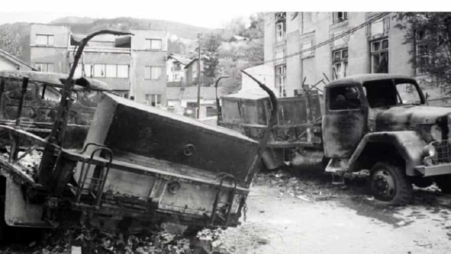 Obilježavanje 34 godine od zločina u Dobrovoljačkoj ulici u Sarajevu