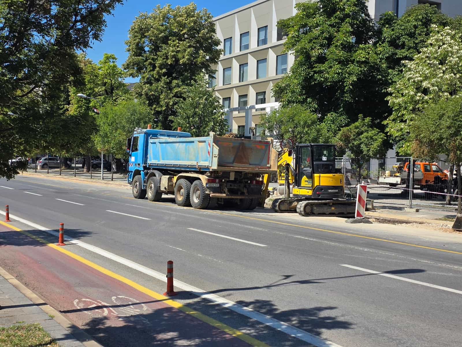 Saobraćaj otežan u centru grada zbog radova na vodovodnoj mreži