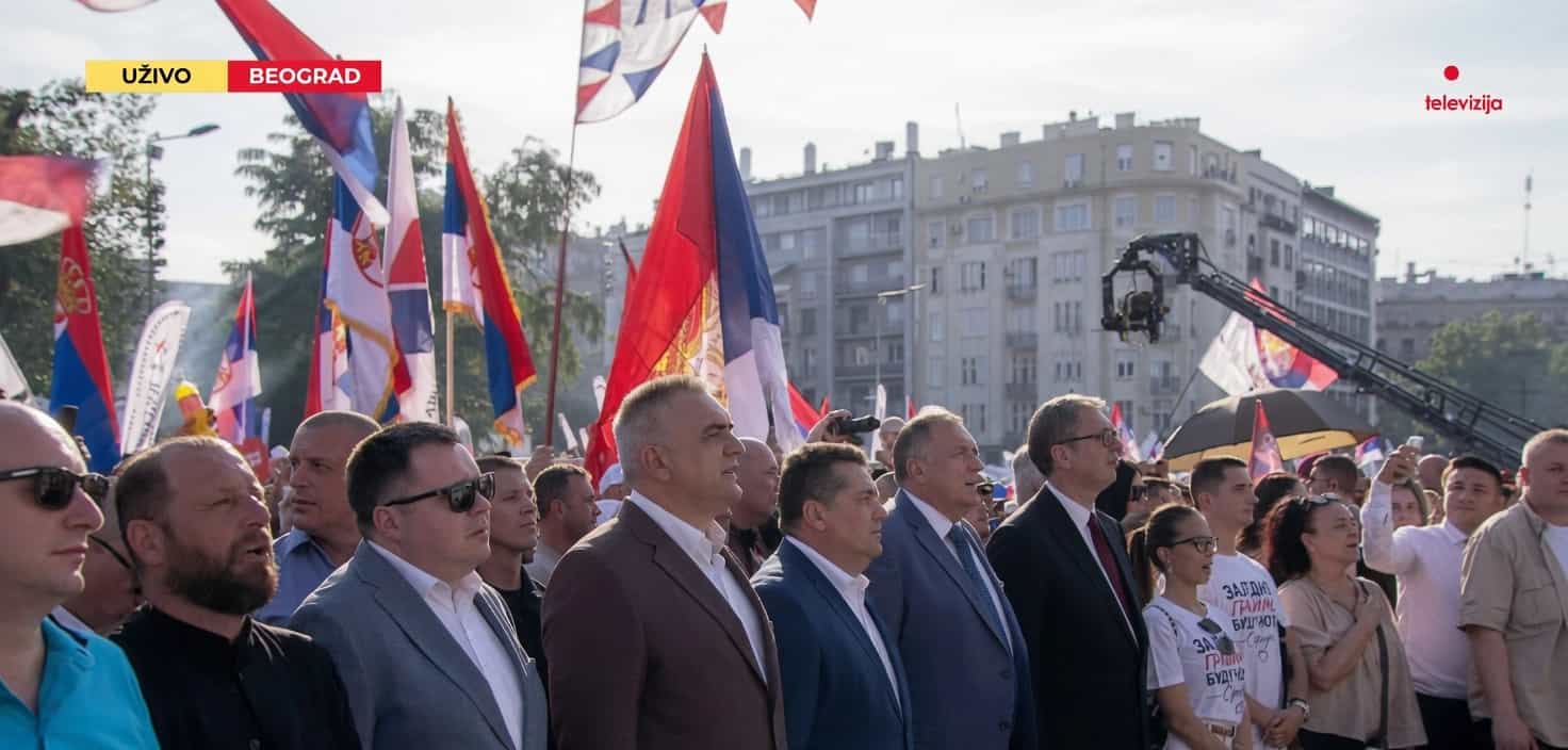 Stevandić u Beogradu na svenarodnom skupu „Srbija jedna porodica“