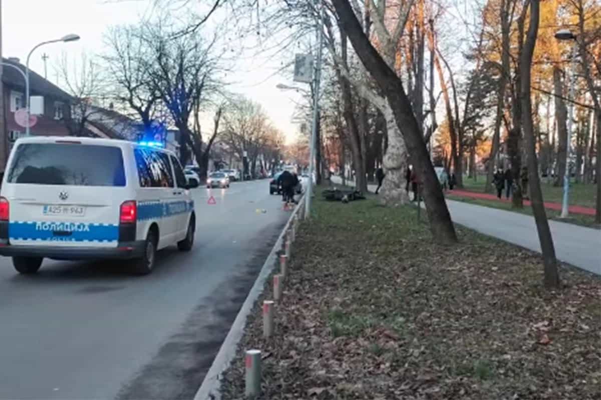 Sudar motocikla i auta kod parka “Mladen Stojanović” u Banjaluci