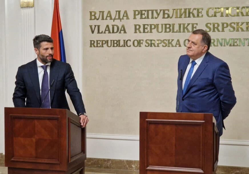 Dodik se sastao sa Aleksandrom Šapićem