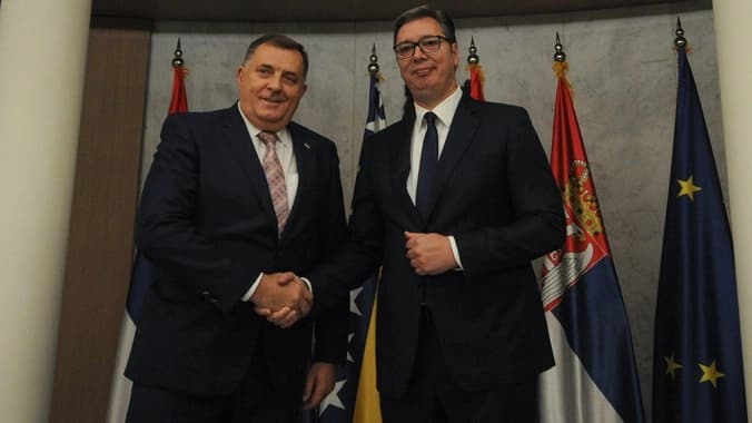 Dodik se sastao sa Vučićem