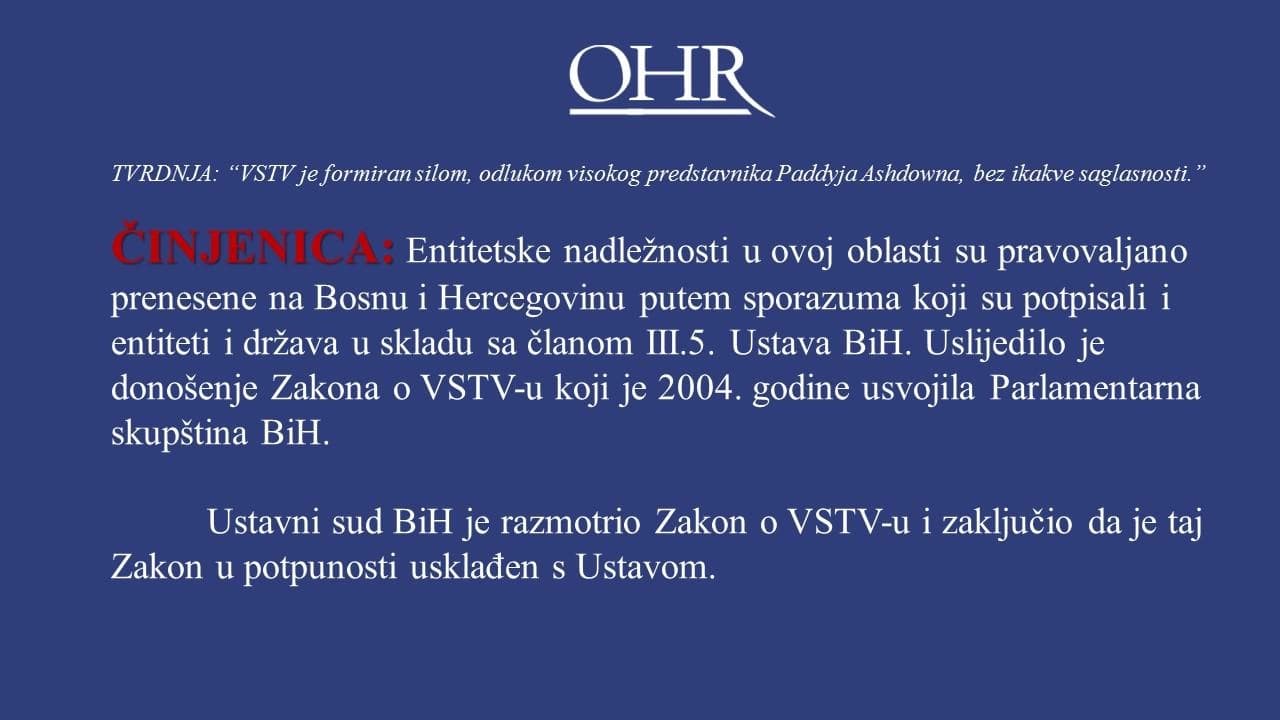 Dodik tvrdi – Šmit negira; “Nije nametnuto”