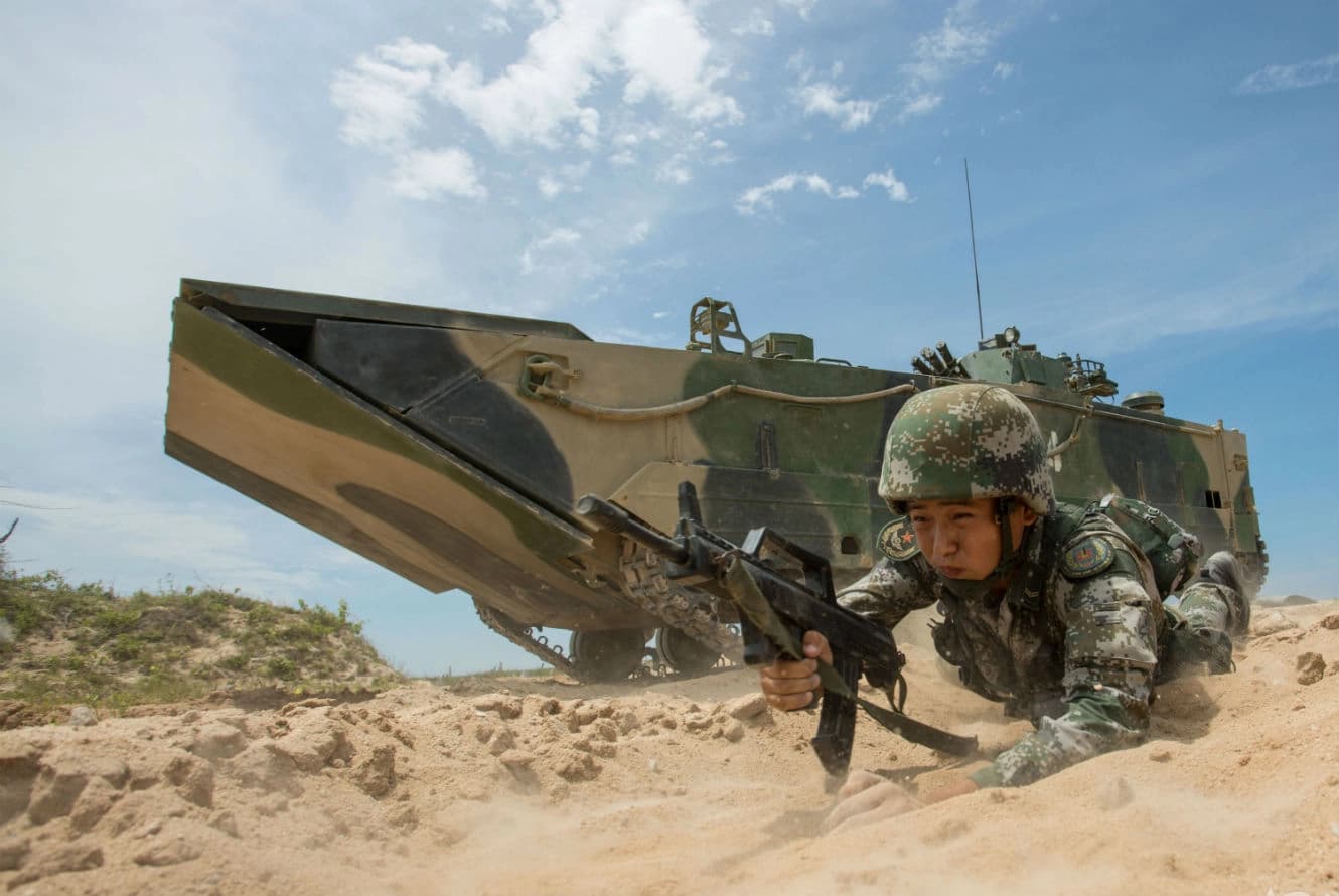 Kineske trupe u pripravnosti