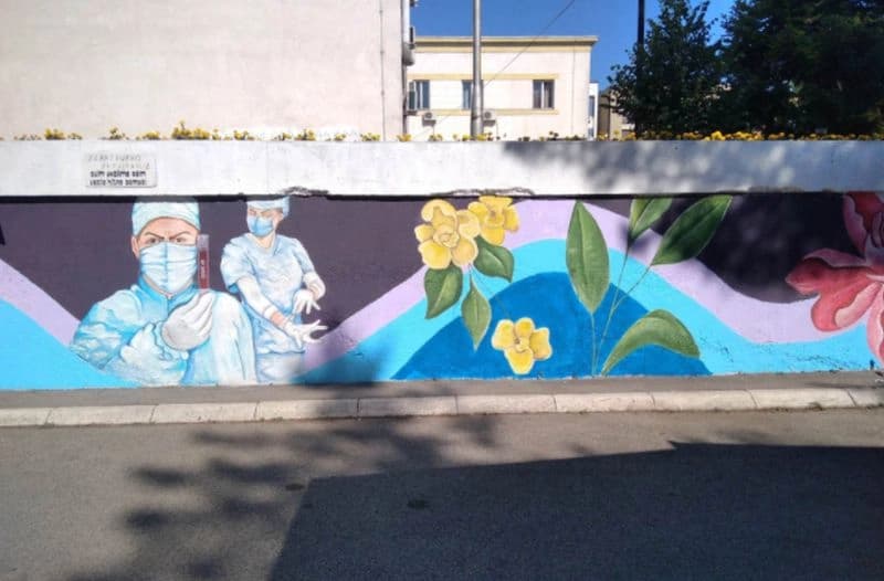 Predstavljen mural posvećen medicinarima u Banjaluci