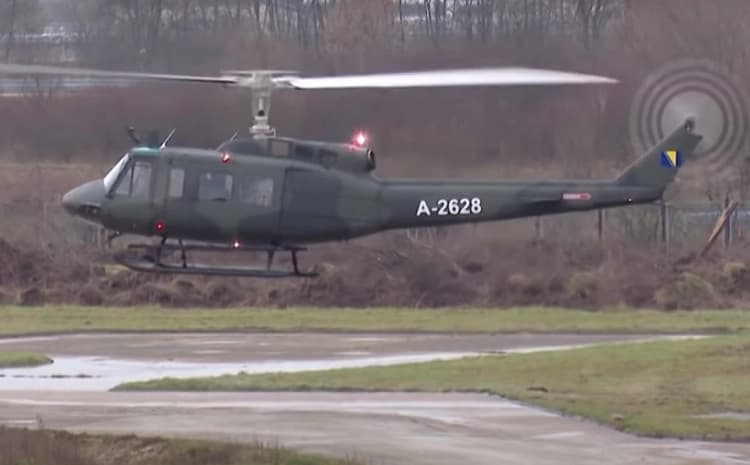 Prevrnuo se helikopter Oružanih snaga BiH