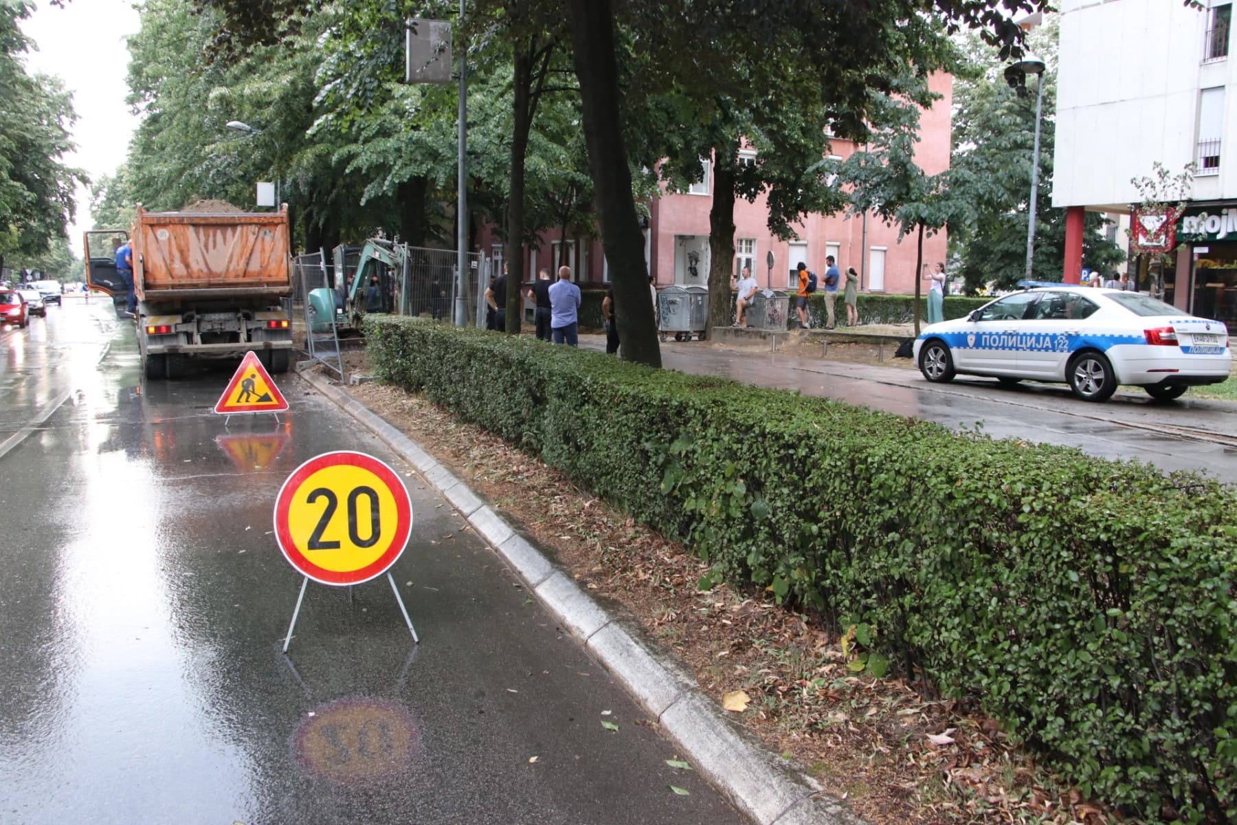 Protest stanara u Aleji Svetog Save