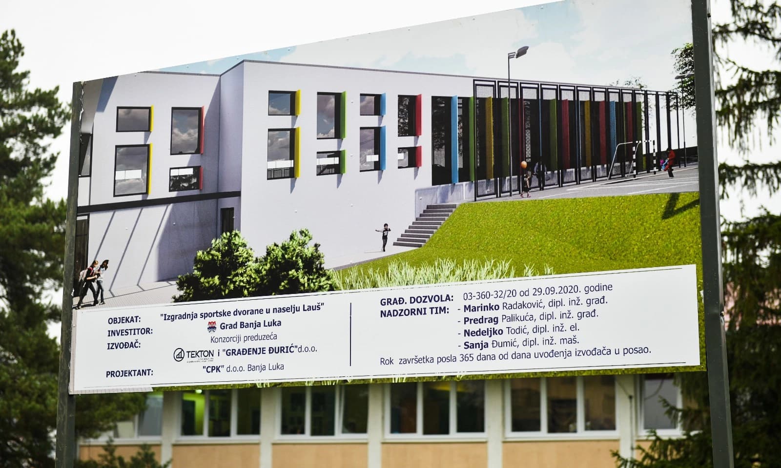 Radovi napreduju dobrim tempom: Uskoro pokrivanje sportske dvorane na Laušu