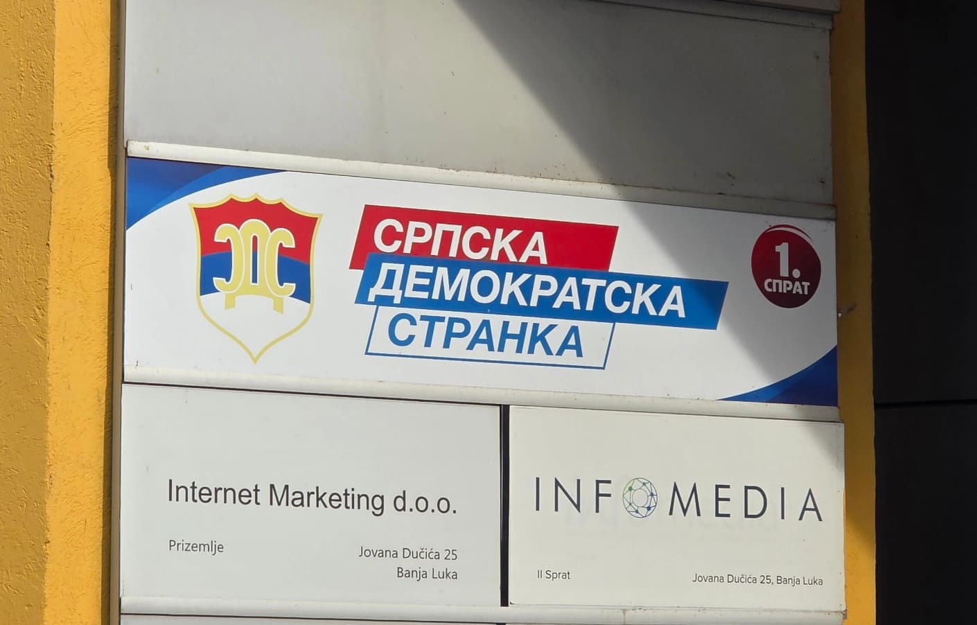 SDS: Načelnika Širokog Brijega i Thompsona proglasiti nepoželjnim osobama