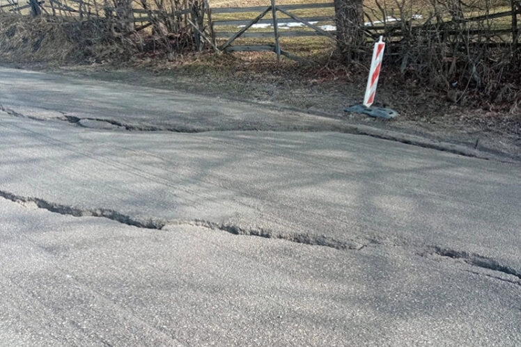 Ponovo aktivno klizište u Potkrajevima: Ugrožena bezbjednost saobraćaja