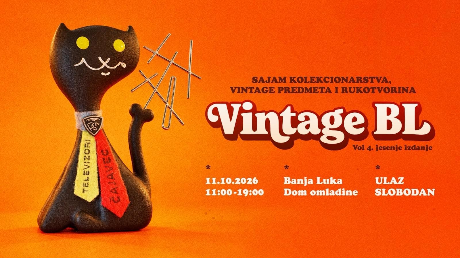 Četvrti „Vintage BL“ u nedjelju u Domu omladine, ulaz slobodan