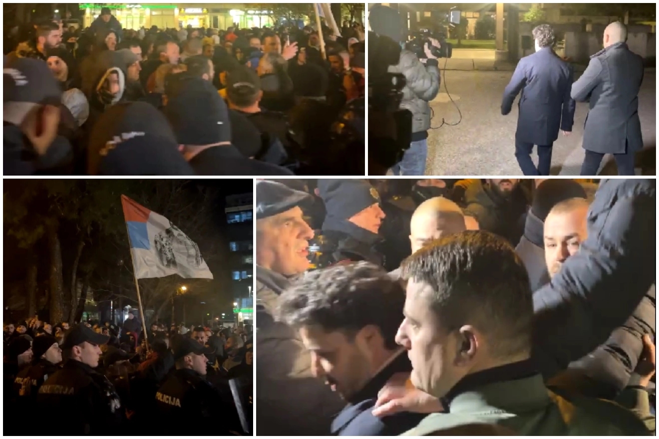Demonstranti izvrijeđali Abazovića na protestima protiv formiranja nove vlade u Crnoj Gori