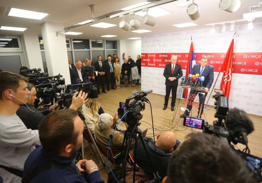 Dodik i Čović: Partnerstvo SNSD-a i HDZ-a BiH ostaje, prioritet budžet i projekti