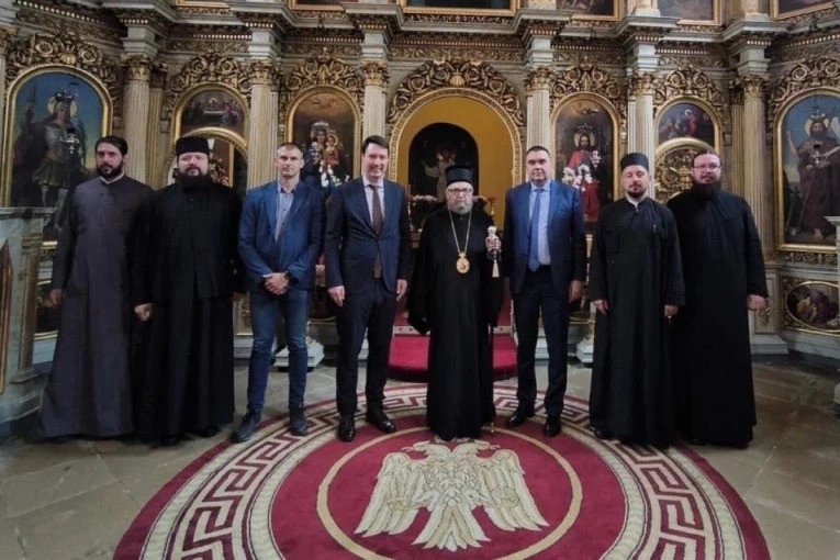 Episkop budimski Lukijan primio Aleksandra Lončarevića, ministra-savetnika i dosadašnjeg otpravnika poslova srpske ambasade u Mađarskoj