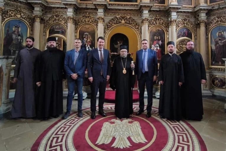 Episkop budimski Lukijan primio Aleksandra Lončarevića, ministra-savetnika i dosadašnjeg otpravnika poslova srpske ambasade u Mađarskoj