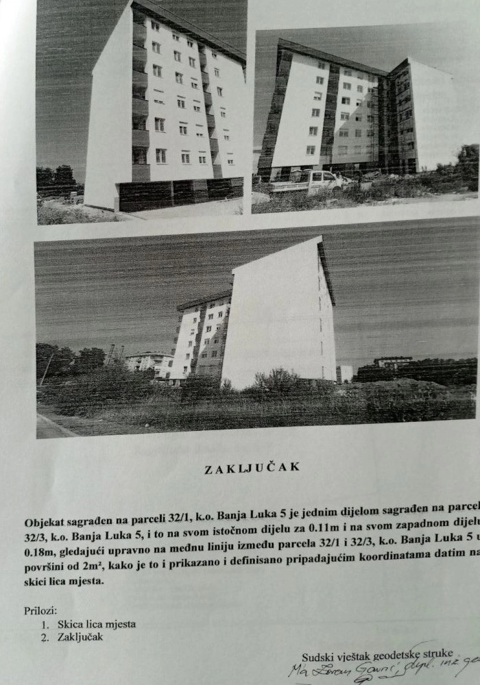 Malbašić mora srušiti dio zgrade u naselju Ada