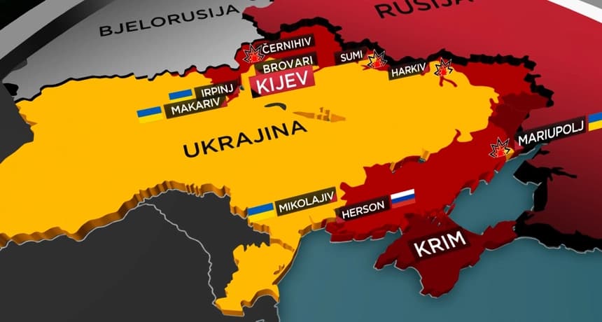 Na ulazu u Melitopolj table na ruskom, Herson uvodi moskovsko vrijeme