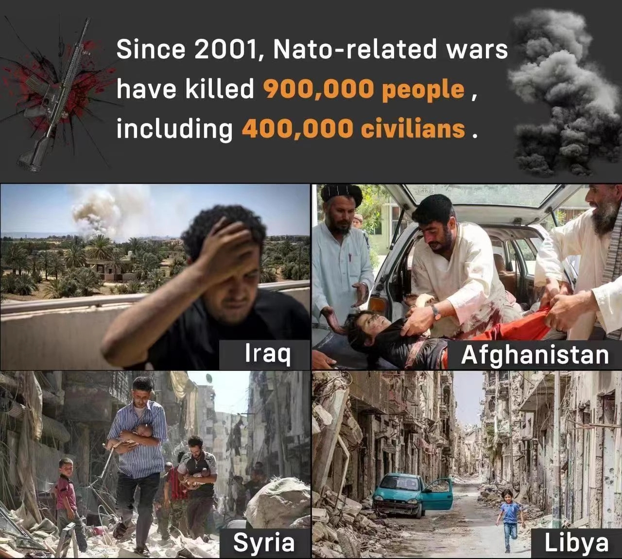 “NATO da se izvini Srbiji, Iraku, Libiji, Siriji i Avganistanu za 900.000 izgubljenih života”