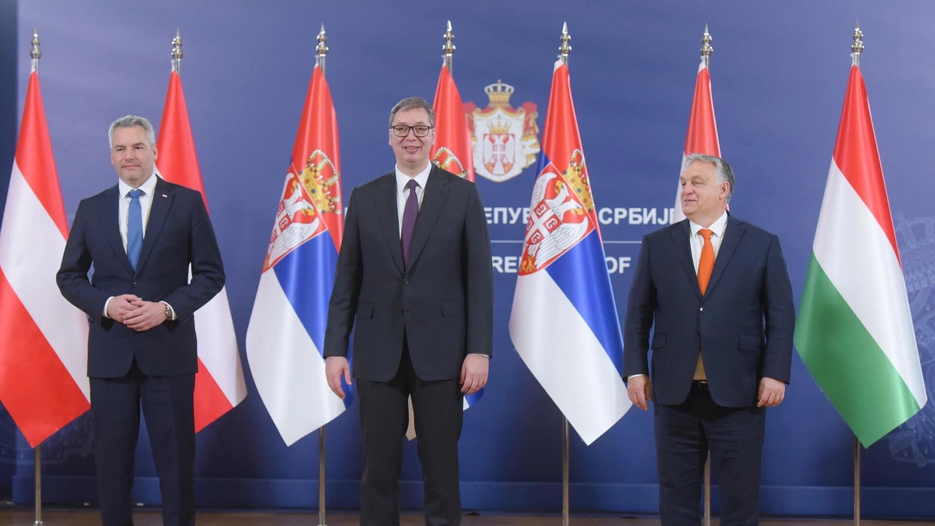 Nehamer ugostio Vučića i Orbana: Uspjeli smanjiti rast broja migranata u Evropi