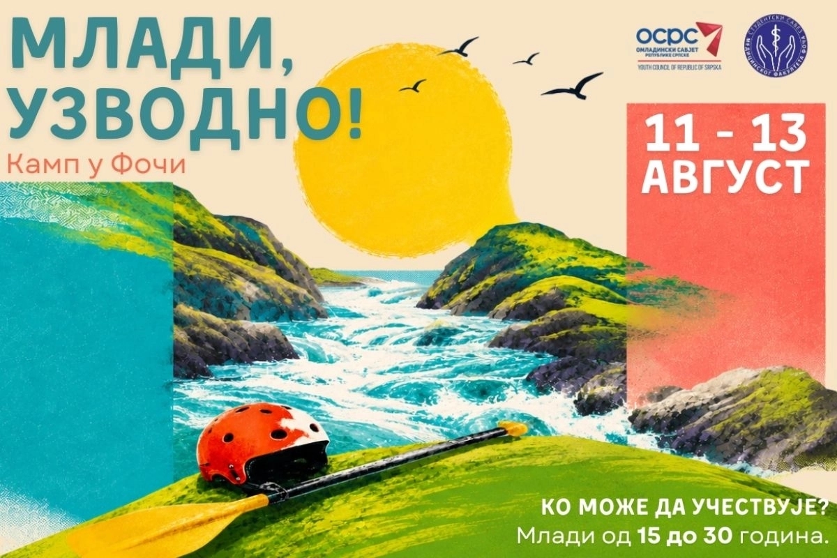 Otvorene prijave za ljetni kamp za mlade u Foči: Tri dana avanture i druženja