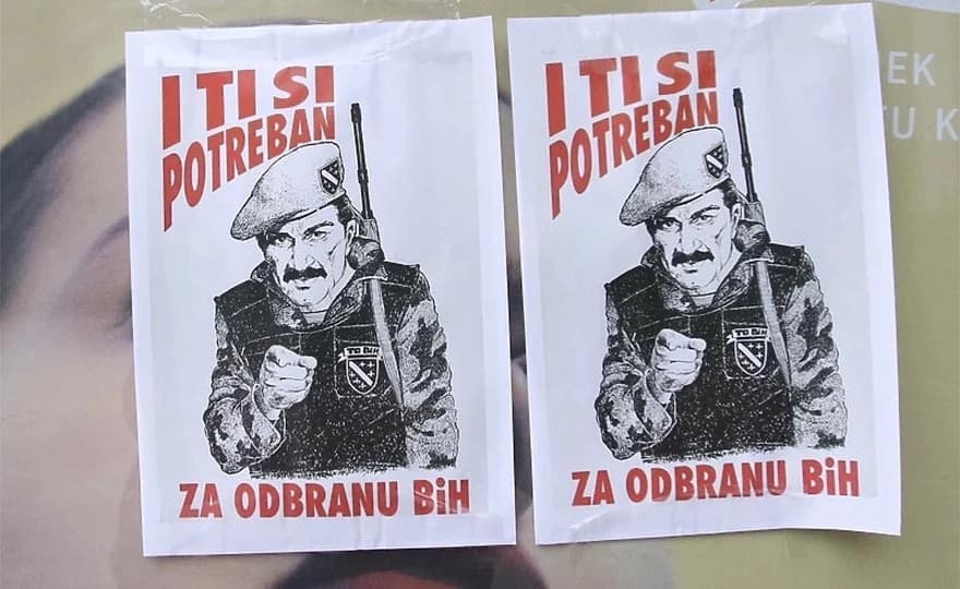 Ratohuškačke poruke sa ulica Sarajeva: Osvanuli propagadni plakati „I ti si potreban za odbranu BiH“