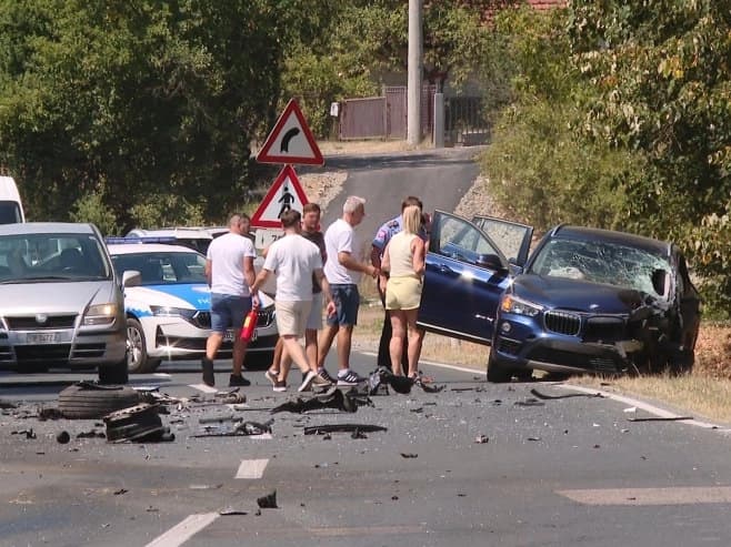 Saobraćajna nesreća u Zelenom viru, saobraćaj obustavljen