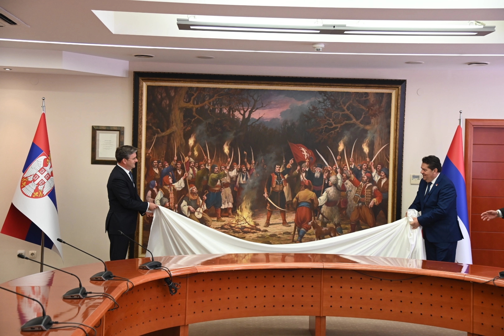 Slika o Prvom srpskom ustanku krasiće Narodnu skupštinu: Stevandić ugostio Selakovića