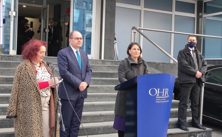 Šmit sa Berbok: Evropska integracija za BiH jedini pravi put za njenu budućnost