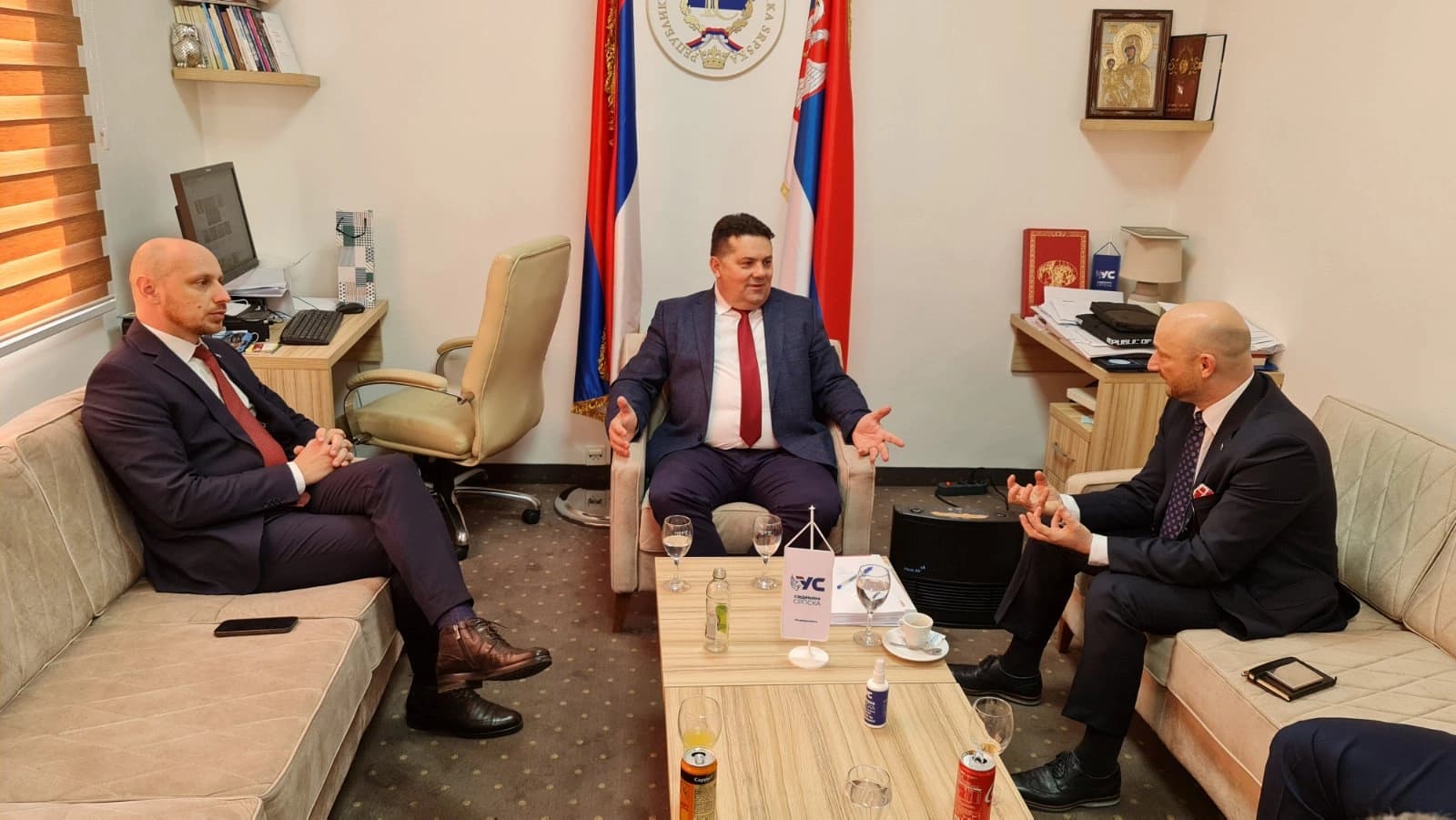 Stevandić se sastao sa ambasadorom Slovačke Kačom