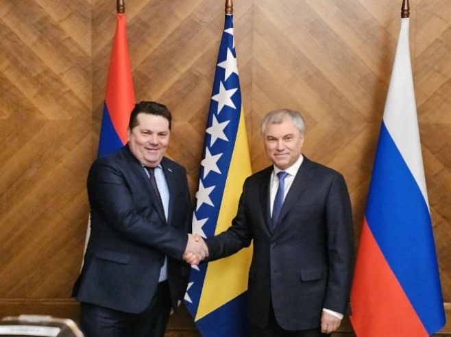 Stevandić Volodinu čestitao ponovni izbor za predsjednika Državne dume Rusije
