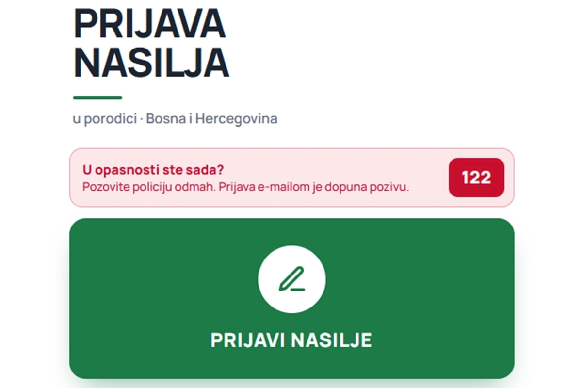 U BiH pokrenuta aplikacija “Prijavi nasilje”