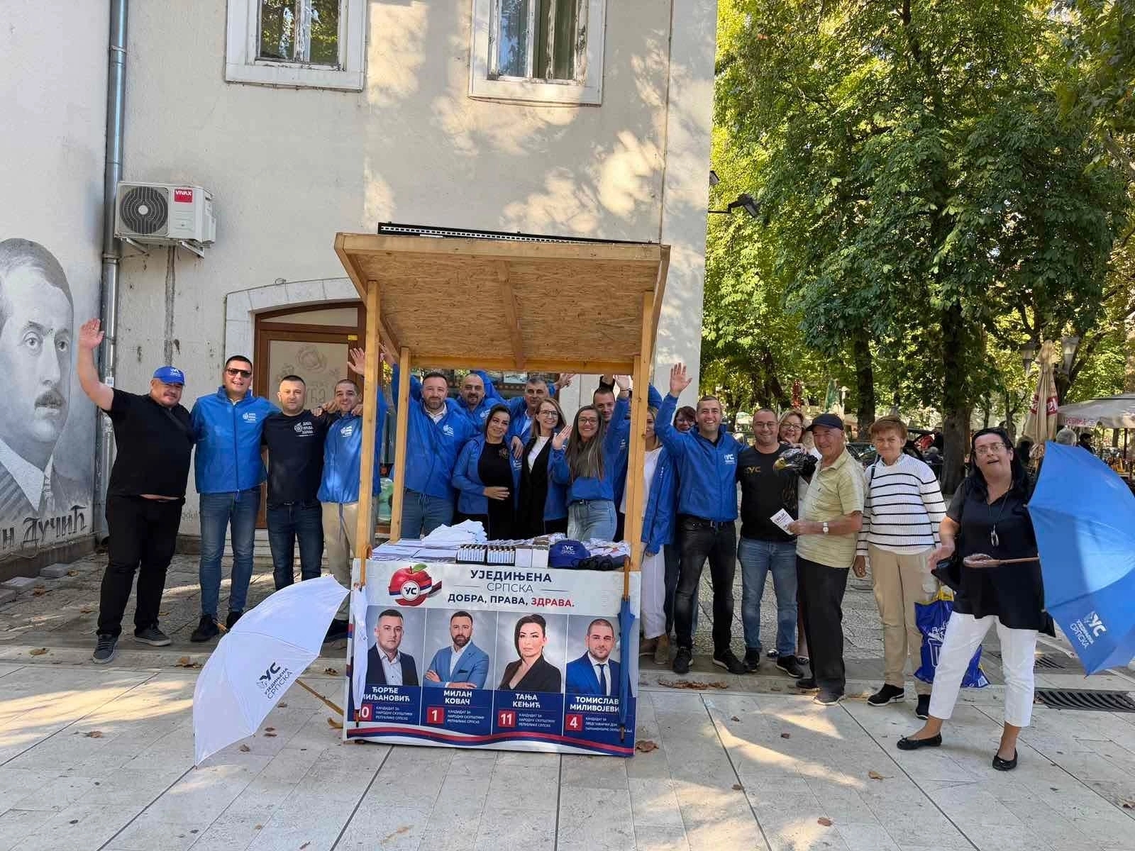 Ujedinjena Srpska iz Trebinja: Na izbore izlazimo sa vjerom u naš tim