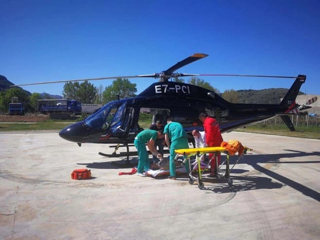 Uspješan medicinski transport: Pacijent iz Banjaluke helikopterom prevezen u Beograd