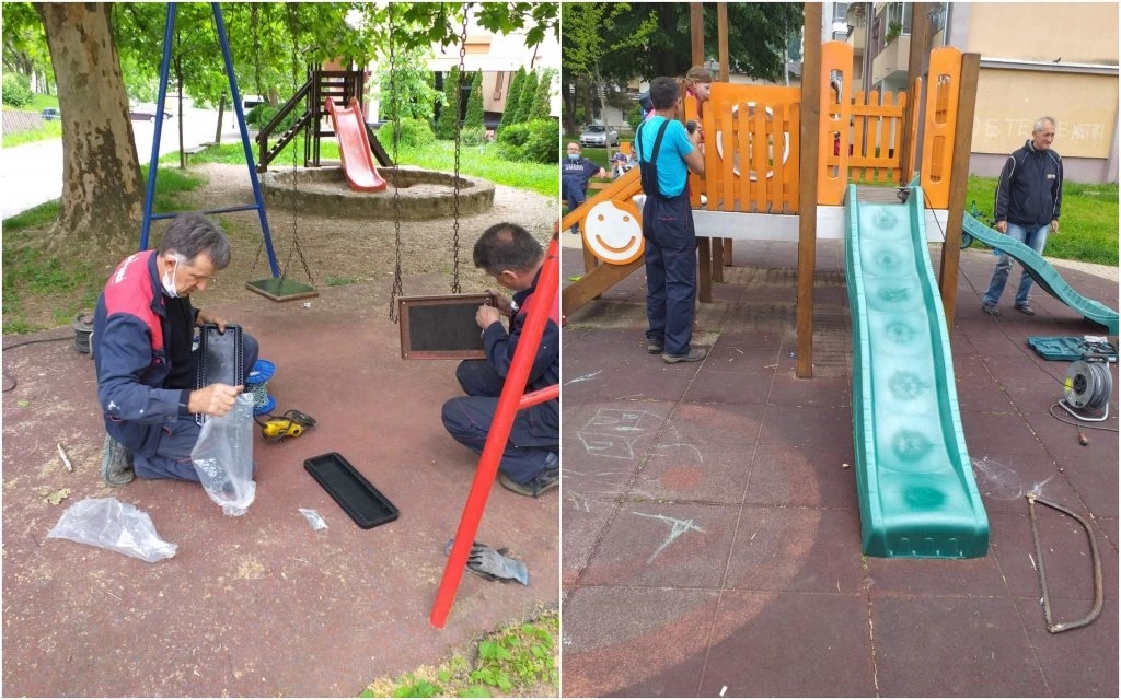 Vandalizmu nema kraja: Prijavljeno uništavanje sprava na dječijim igralištima u Banjaluci